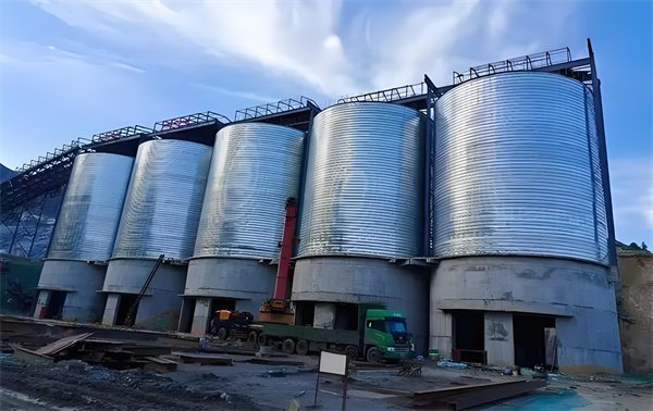螺旋鋼板倉施工現場